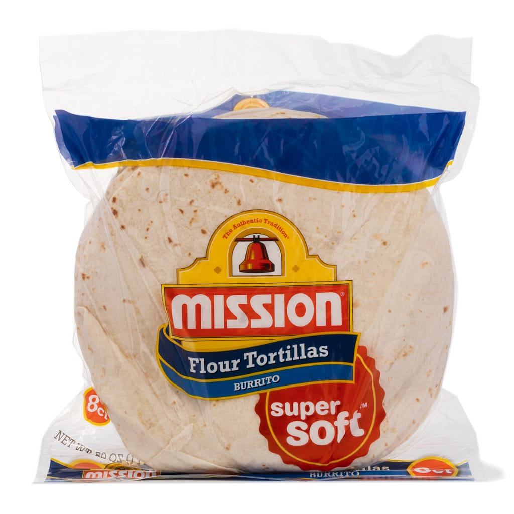 MISSION 밀가루 부리또 10.0" 20 온스