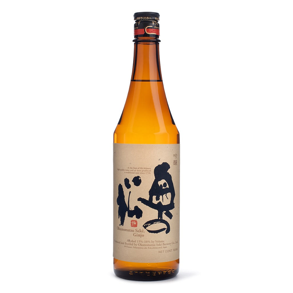 Okunomatsu Ginjo Sake 720ml 1 bottle
