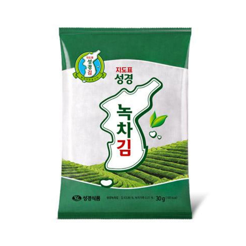 지도표 성경김 녹차김 30g 1 개