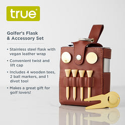 Golfer's Flask and Accessory Set by True 8 份
