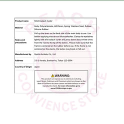 MUJI Eyelash Curler 1 count