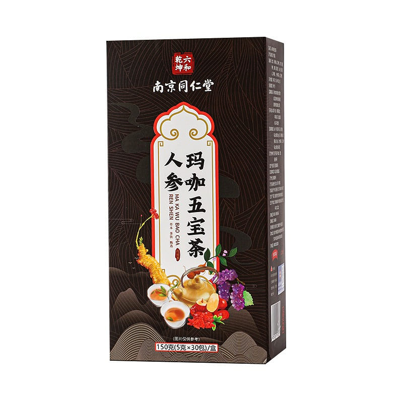 Ginseng Maca Five Treasures Tea - 150g per box 150 그램