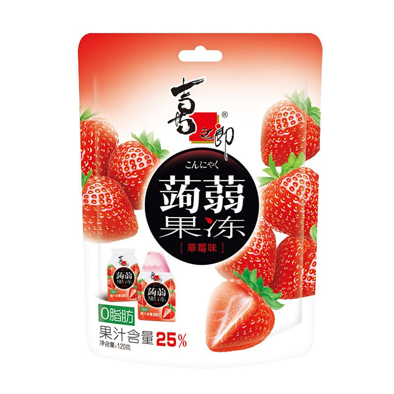 [2 bags =12 small bags] Xizhilang Amorphophallus jelly strawberry flavor 240 그램