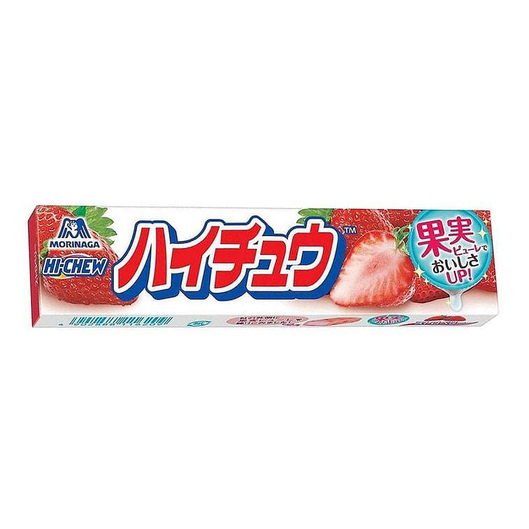 HI-CHEW Soft Chewy Fruit Candy Strawberry Flavor 12tablet/ 1 개입