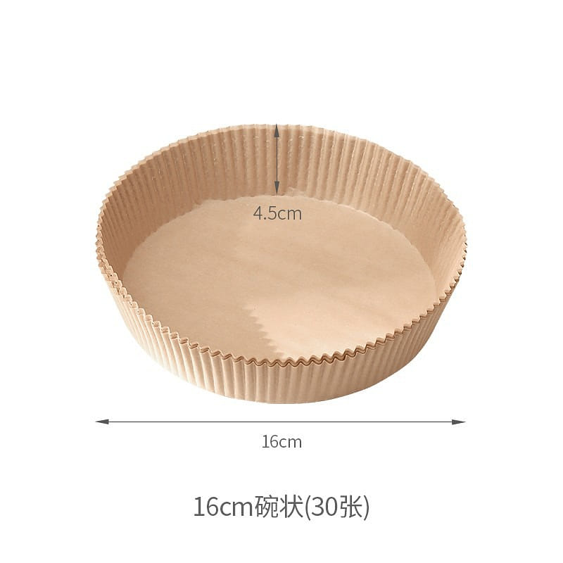 Air Fryer Paper Liners Baking Pan Oil Absorbing Paper Small Bowl 30pcs 1 개입