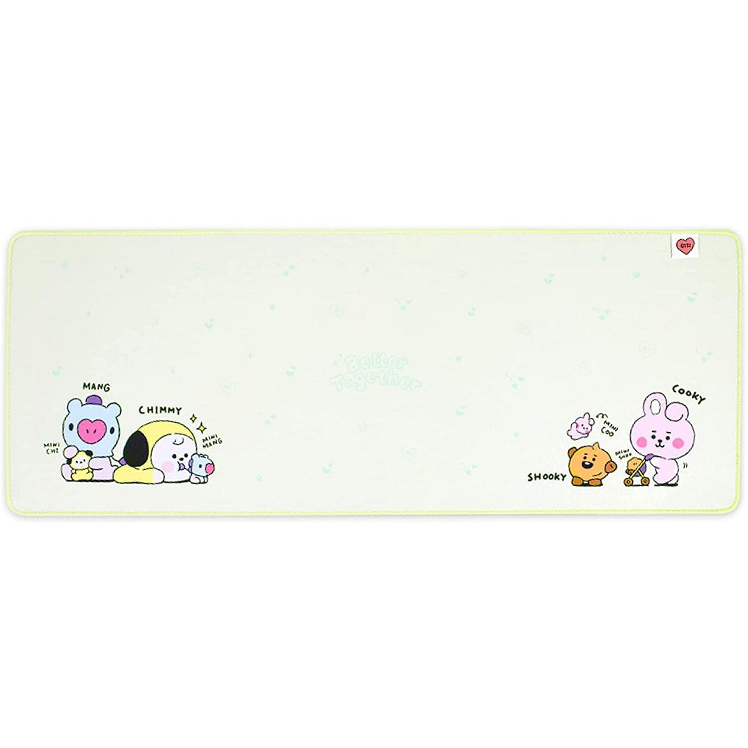 BT21 Long Mouse Pad, My Little Buddy Better Together Edition by BTS Shooky Mang Chimmy & Cooky 0 파운드