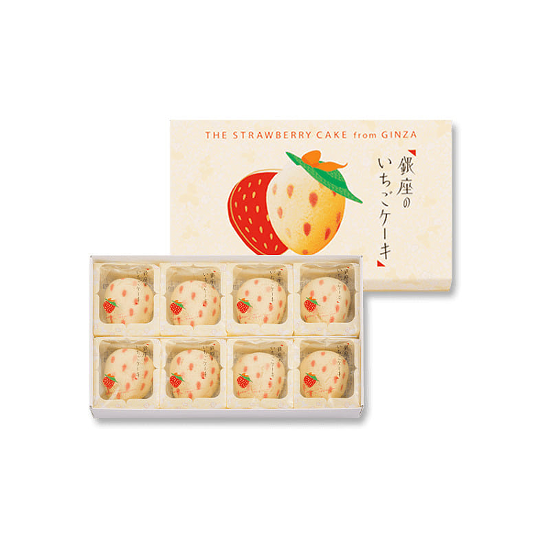 Tokyo Banana Ginza Strawberry Cake (8Pieces) 8 개
