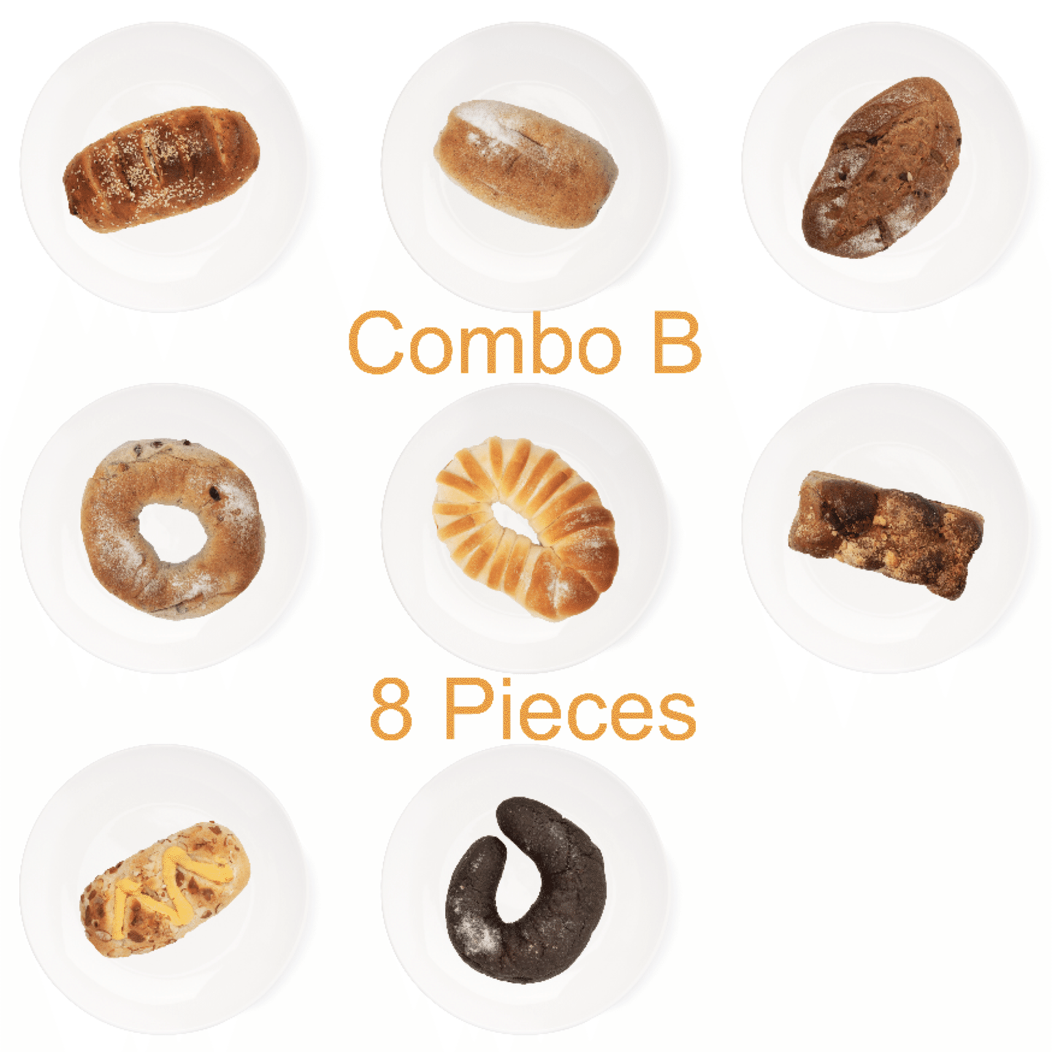 Bread Duke Fresh Daily Bakery Combo B 8 items 1 개