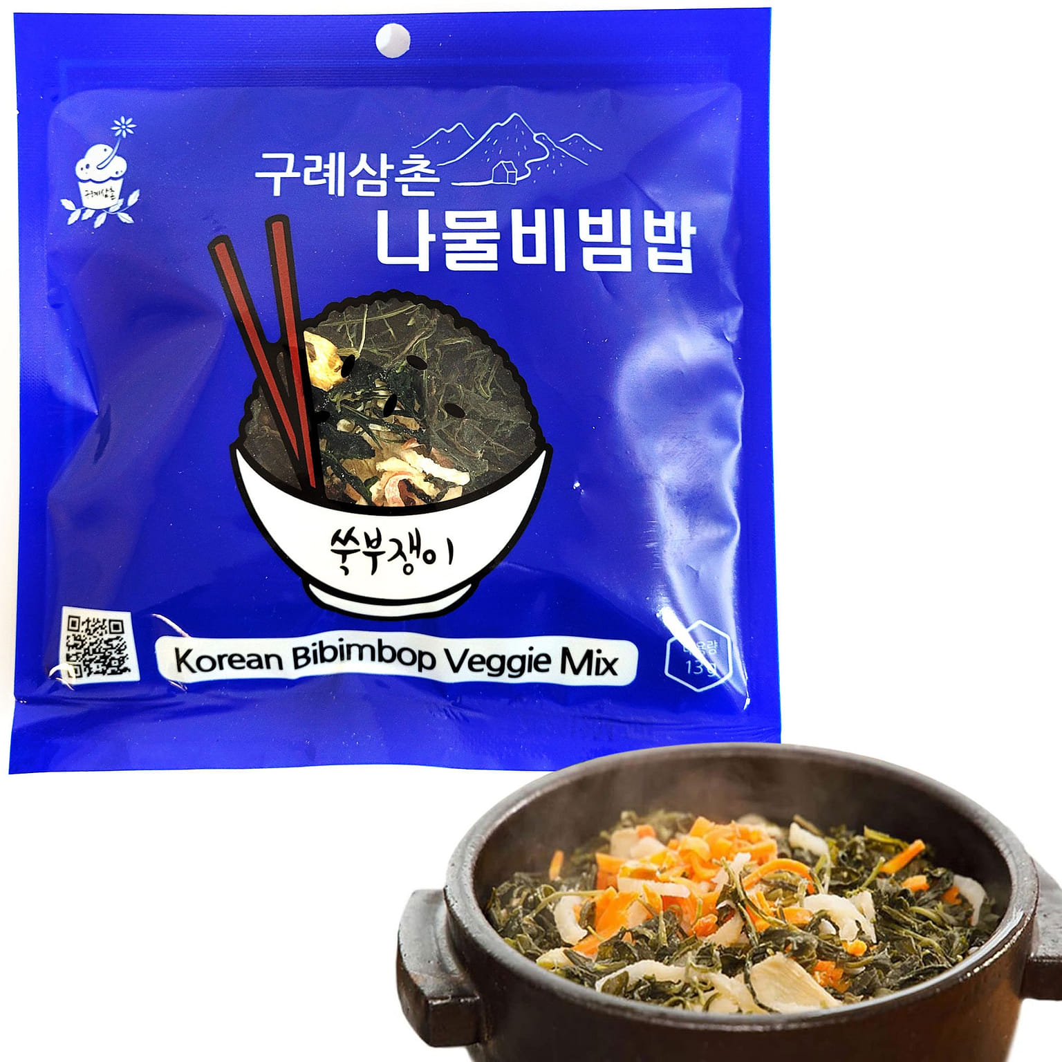 韓國石鍋拌飯蔬菜乾蔬菜混合韓國食品,什錦韓國傳統南木巴普,味道濃鬱,乾米飯烹飪配料蔬菜,韓國食品米飯食譜,野生紫苑 1 份