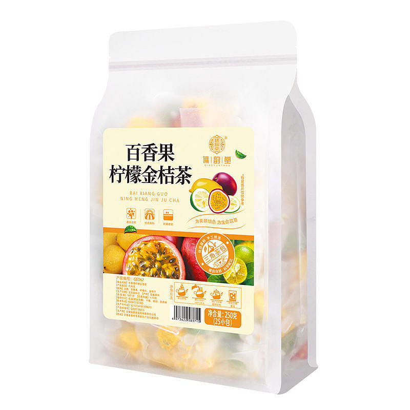 HMT Passion Fruit Lemon Citrus Japonica Tea 250g Baixiangguo 25Bags 1 개