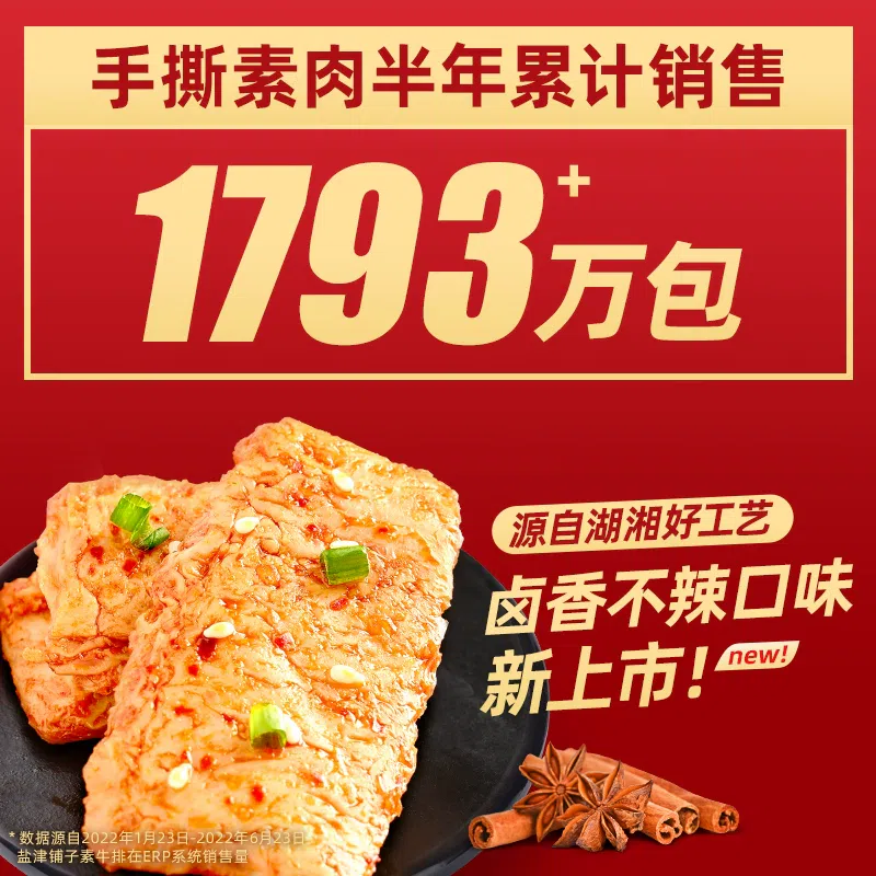 Yanjin Shop Hand Tear Vegetarian Meat and Tofu Vegetarian Small Package 9g*20 pa 180 กรัม