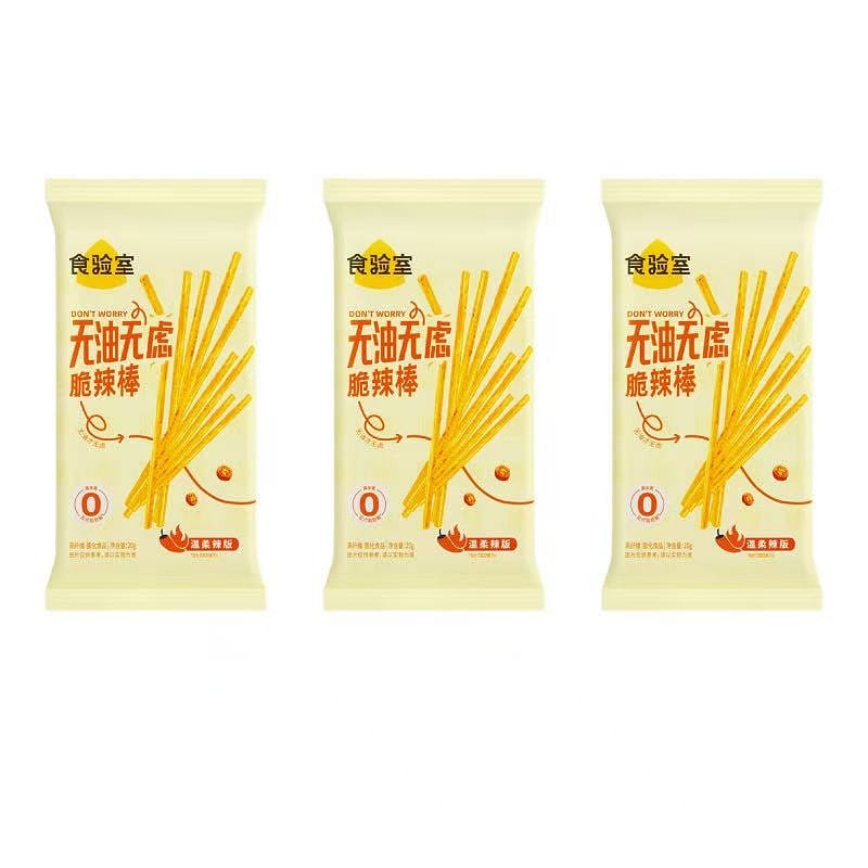 Food Laboratory No Oil Spicy Strips 20g 3 팩