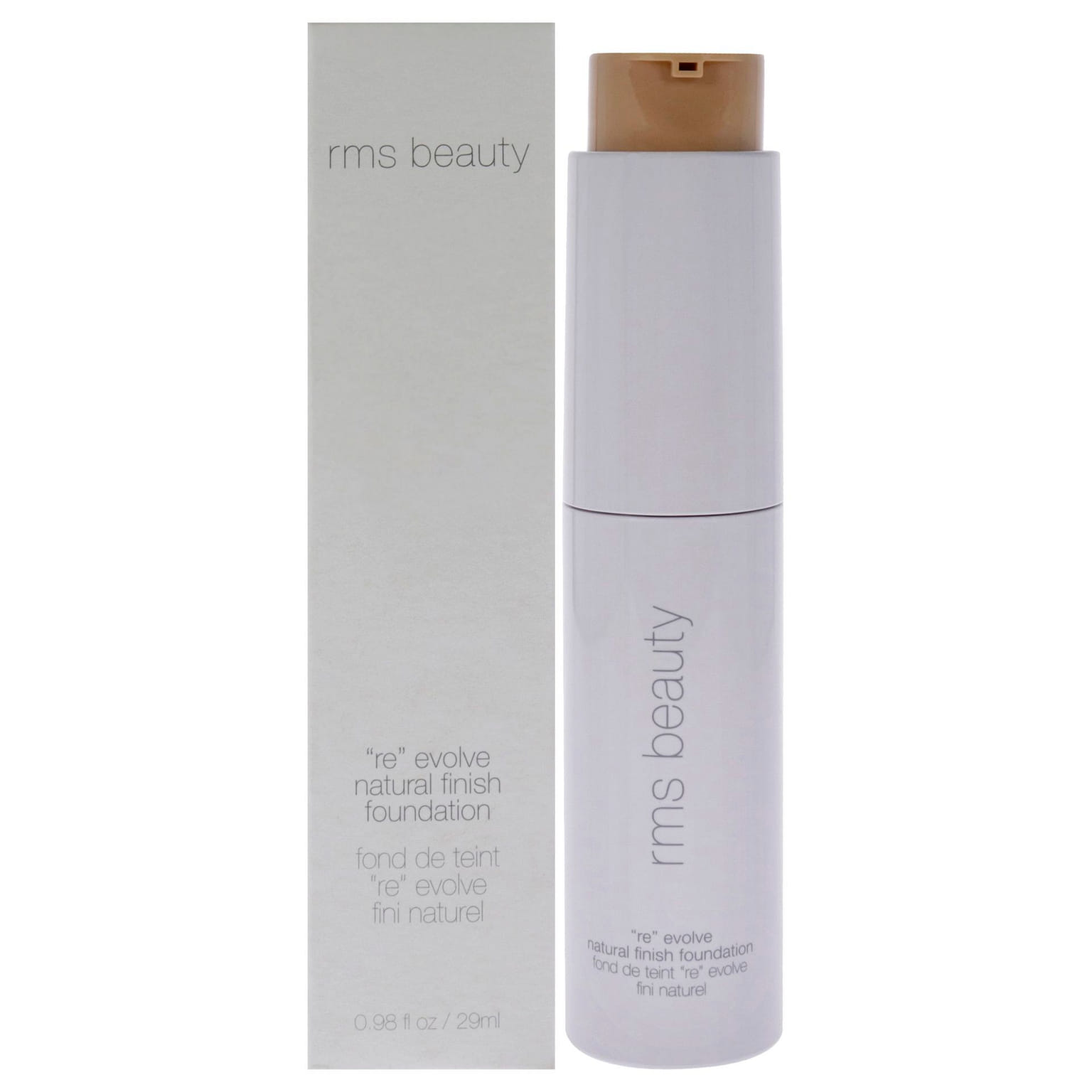 RMS Beauty의 여성용 리 이볼브 내추럴 피니시 파운데이션 - 33 웜 베이지 - 0.98oz (약 2.7g) 0.98 온스