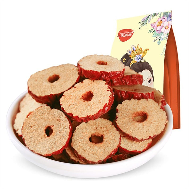 One Fruit Pouring City Gray Date Slices Crispy Nutless Red Date Slices 250g/bag 250 กรัม