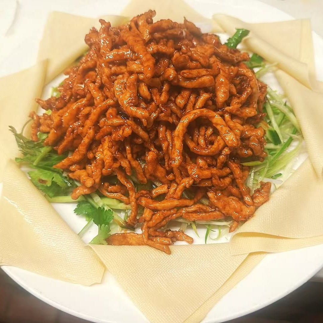 Shredded Pork in Brown Sauce (w/ Dried Tofu Skin) 400 グラム