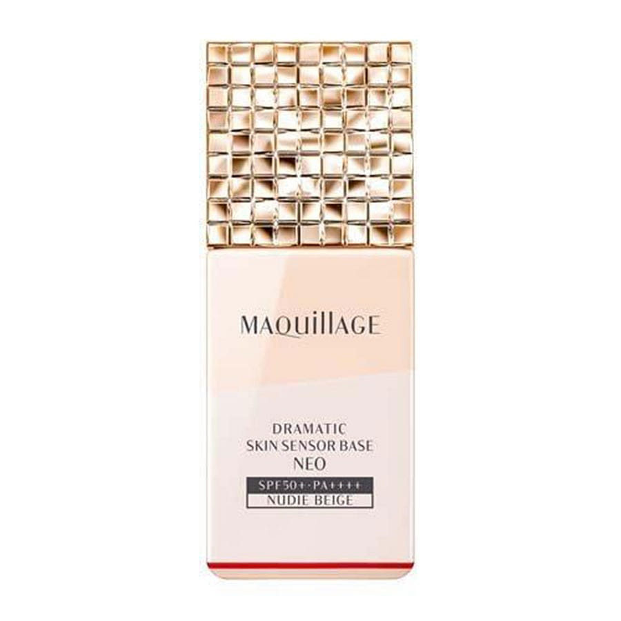 SHISEIDO Maquillage Dramatic Skin Sensing Base NEO Nude Beige SPF50+PA++++ / 25 밀리리터