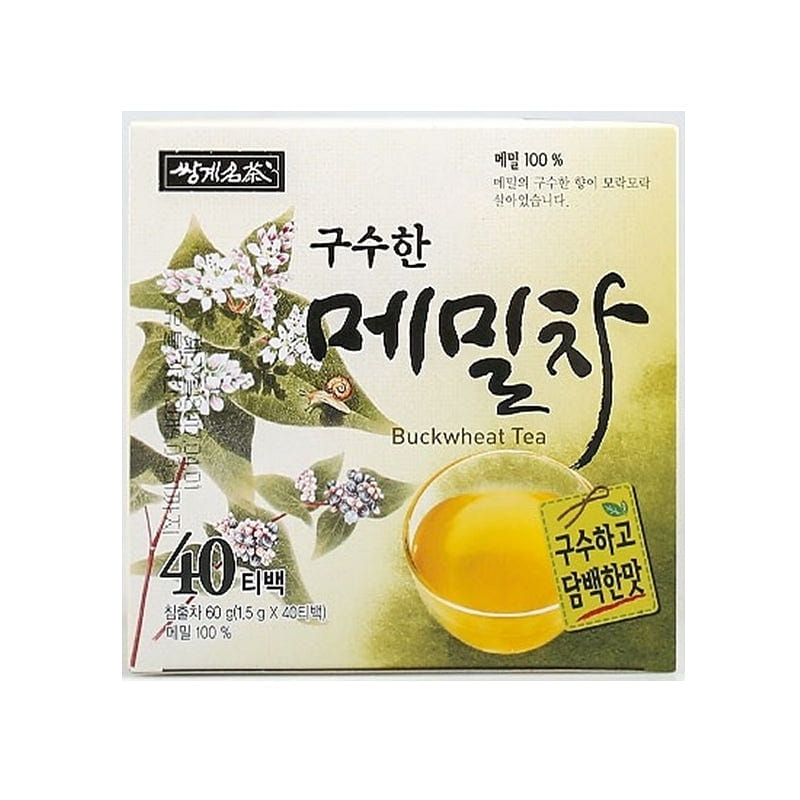 쌍계명차 메밀차 40입 100% 국산 메밀의 고소한 풍미 가득 1 each