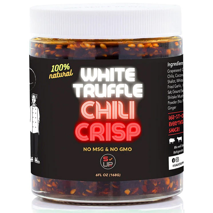 SAUCE UP NYC 100% NATURAL CHILI CRISP ( WHITE TRUFFLE ) 6 온스