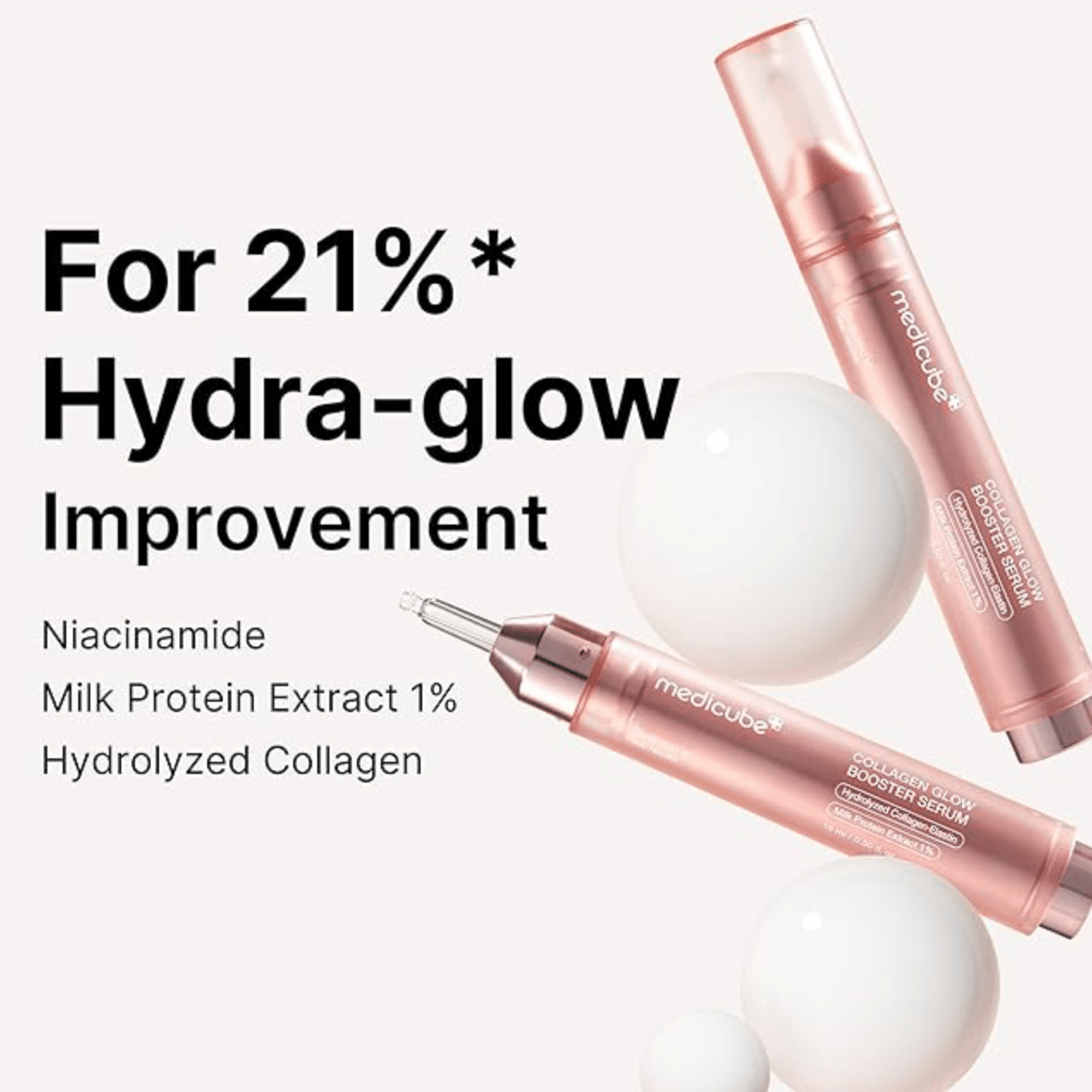 Medicube Collagen Glow Booster Milk Serum Twist & Click Hydration 1.69 fl oz 1.69 ออนซ์ของเหลว
