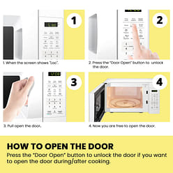 700W台式微波炉 触控面板 带儿童锁 带节能模式 1 份