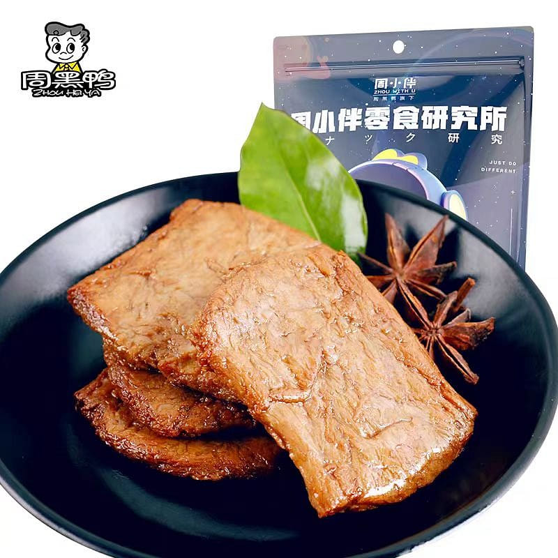 周黑鴨 周小伴 手撕素肉 200g*2袋 豆乾素食 400 克