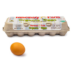 Rosemary Farm 유기농 브라운 달걀 12 개입