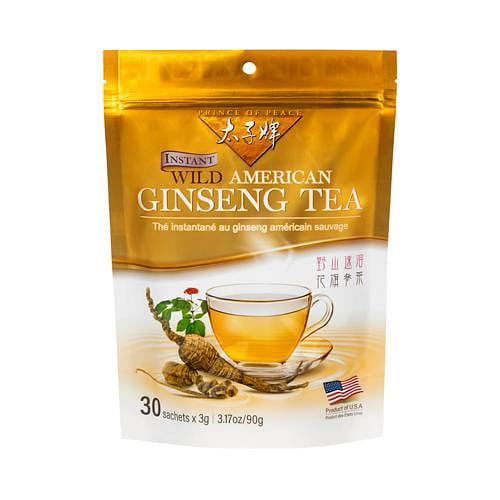Prince of Peace Instant Wild American Ginseng Tea, 30 sachets 1 개입