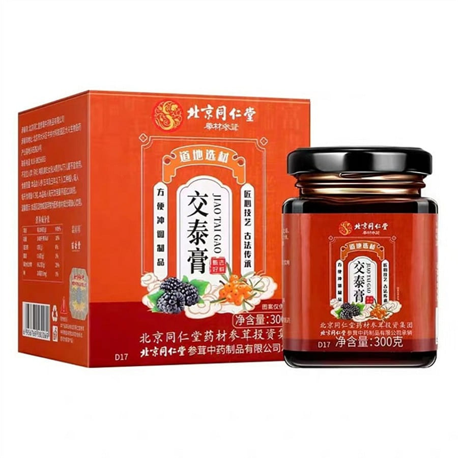 Peking Tongrentang Jiaotai Cream Pill Huanglian Cinnamon 300g/can 300 グラム