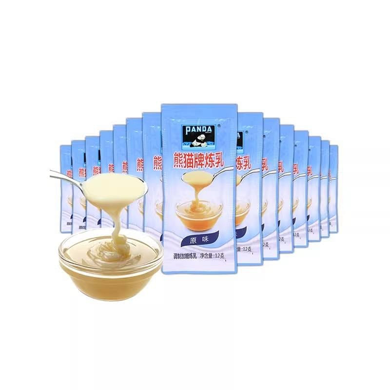 [15 packs] Panda brand condensed milk is more convenient to eat in small package 180 그램