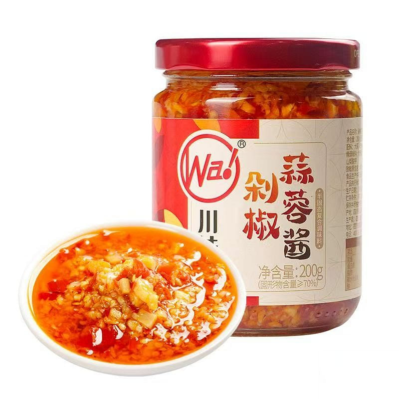 GarlicSauce,SpicyGrilledSeasoningwithMashedGarlic 200 g