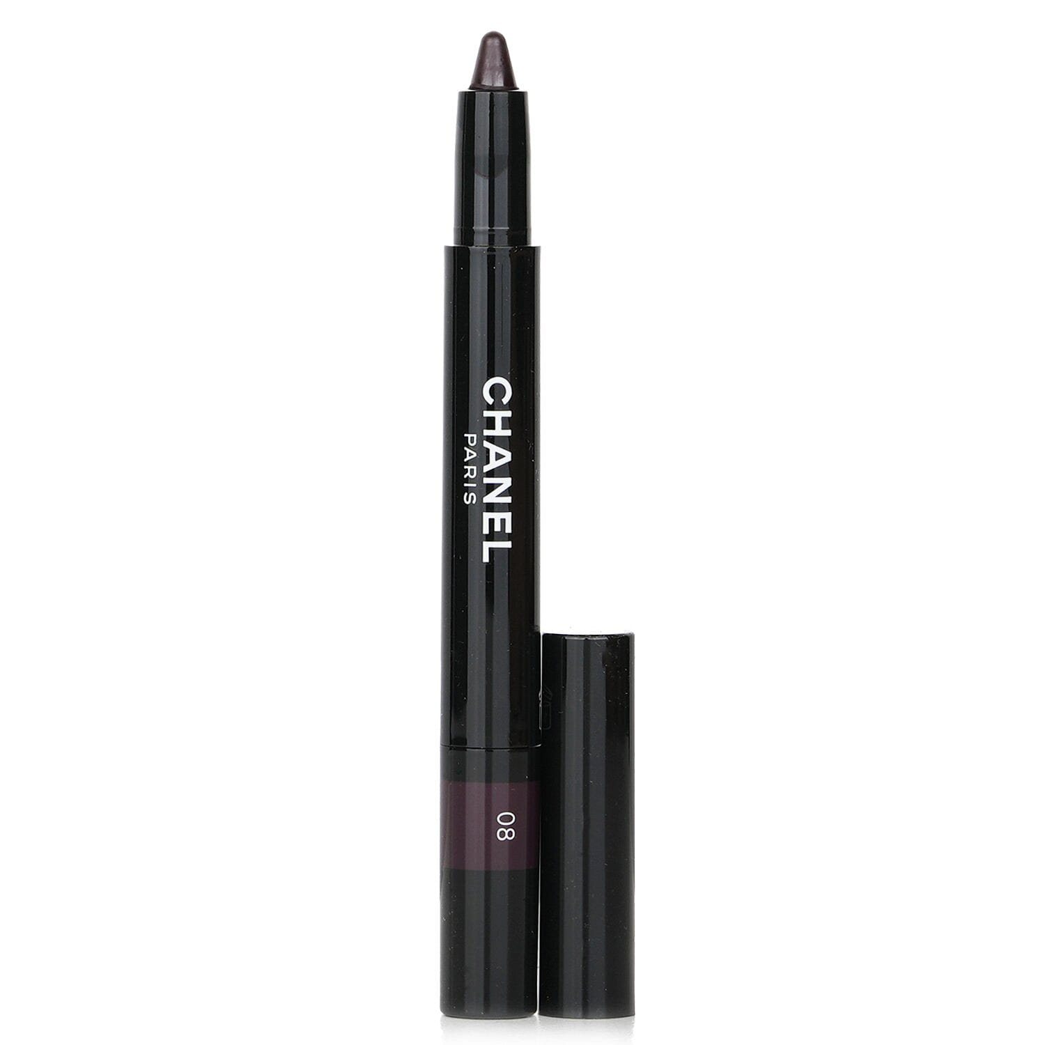 Chanel Stylo Ombre Et Contour (Eyeshadow/Liner/Khol) - # 08 Rouge Noir 0.8g/0.02oz 0 그램