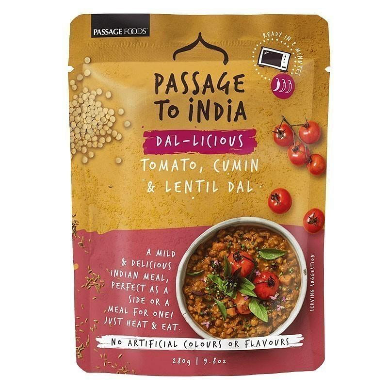Passage To India Dal-Licious - Tomato, Cumin & Lentil Dal(Ready-To-Eat) - 9.8 oz 9.8 オンス