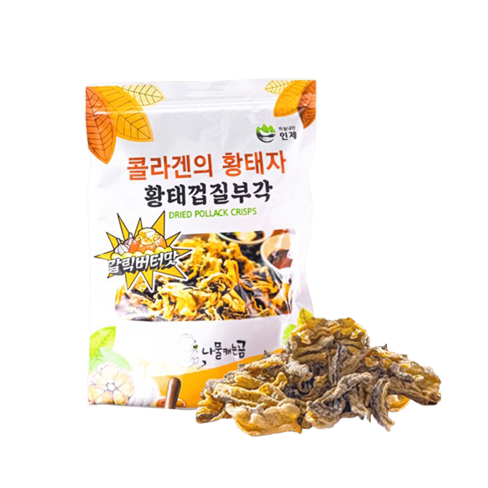 Dried Pollack Crisps Garlic Butter Flavor 1 phần