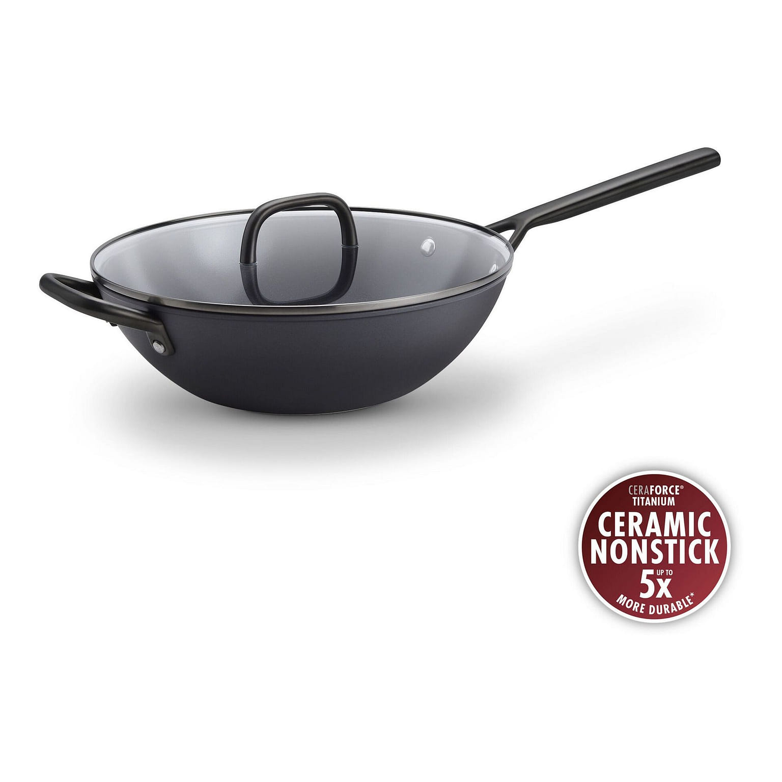 ZWILLING Milano 12-inch Ceramic Nonstick Wok 1 each