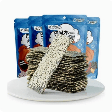 Seaweed Batan Wood Sandwich Crisp Fresh Crisp Thin 35g*4 140 g