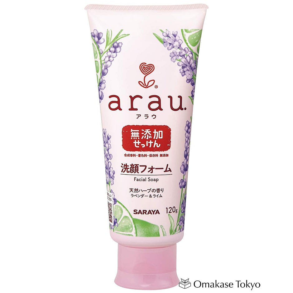 Saraya Arau Chemical Free Face Wash for Sensitive Skin 120g 120 グラム