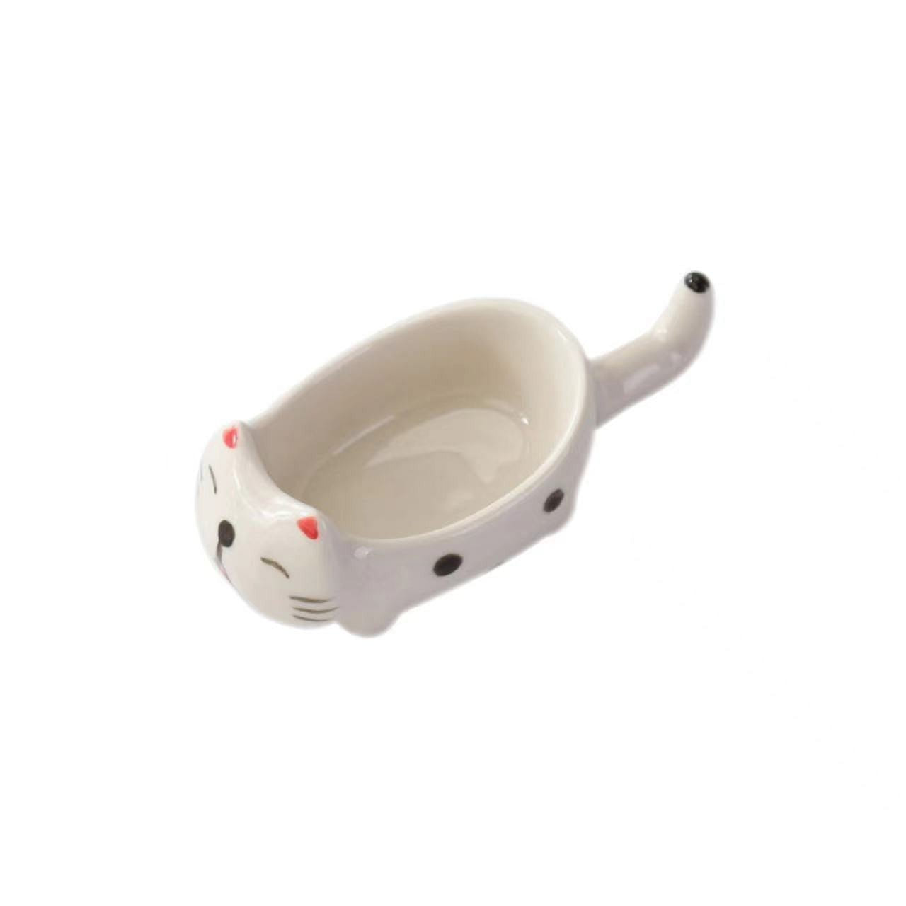Cute Ceramic Dish Creative Styling - Munchkin Cat 1 개입