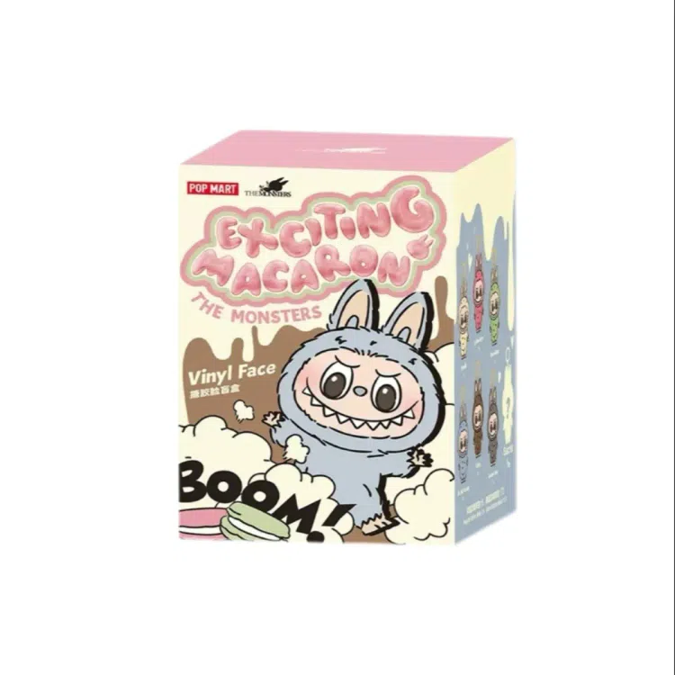 Macaron Labubu 拉布布一代 POP MART 100% Authentic Labubu V1 Exciting Macaron Plush
