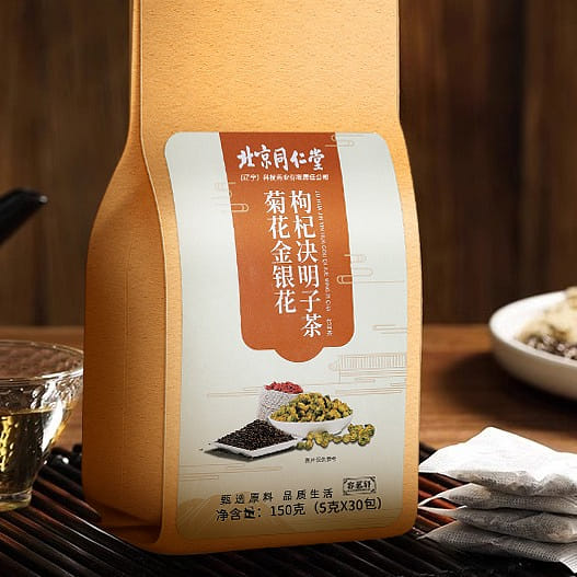 Peking Tongrentang Chrysanthemum Honeysuckle Berry 150g (5g*30pcs) 150 กรัม