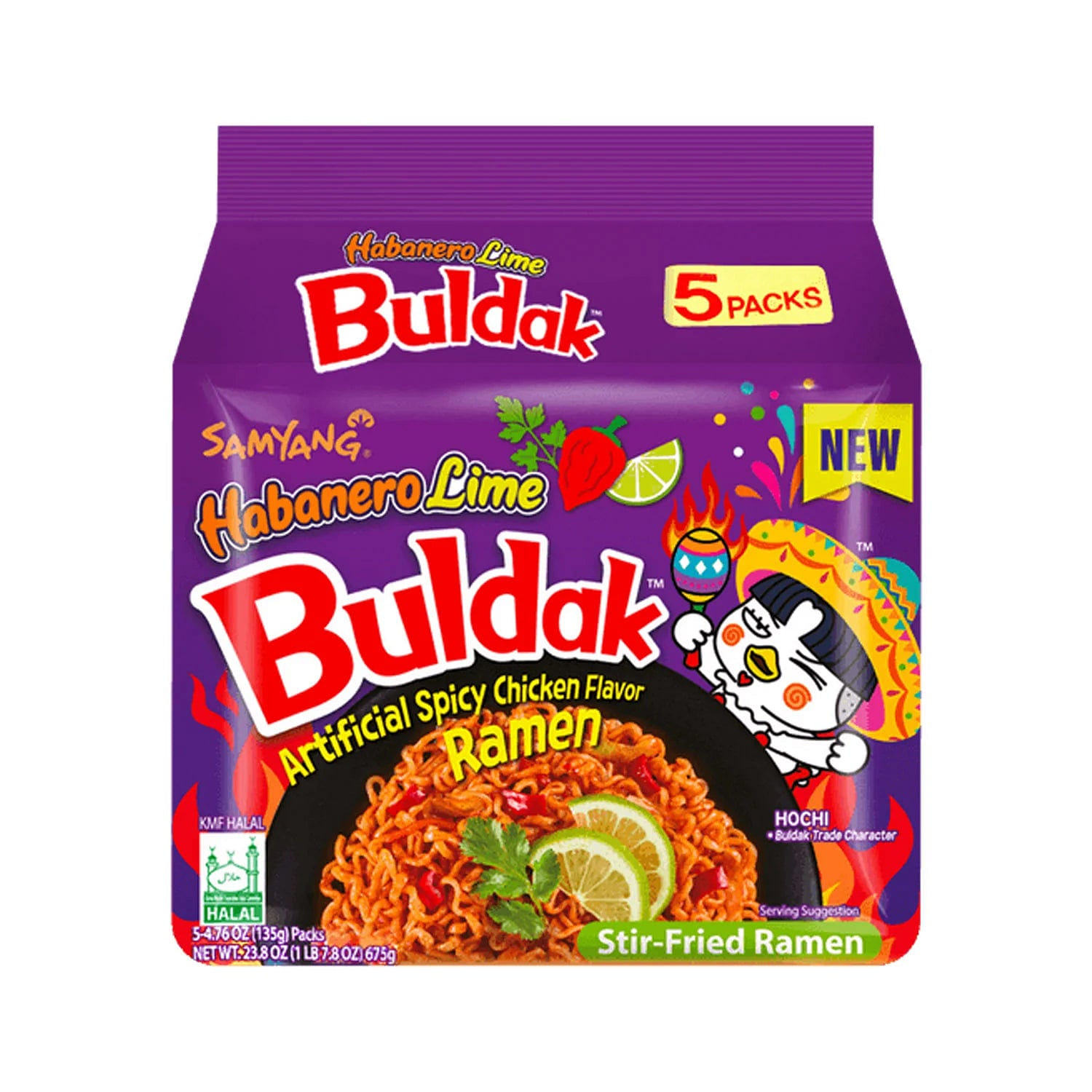 Samyang Buldak Spicy Ramen Habanero 1 ส่วน
