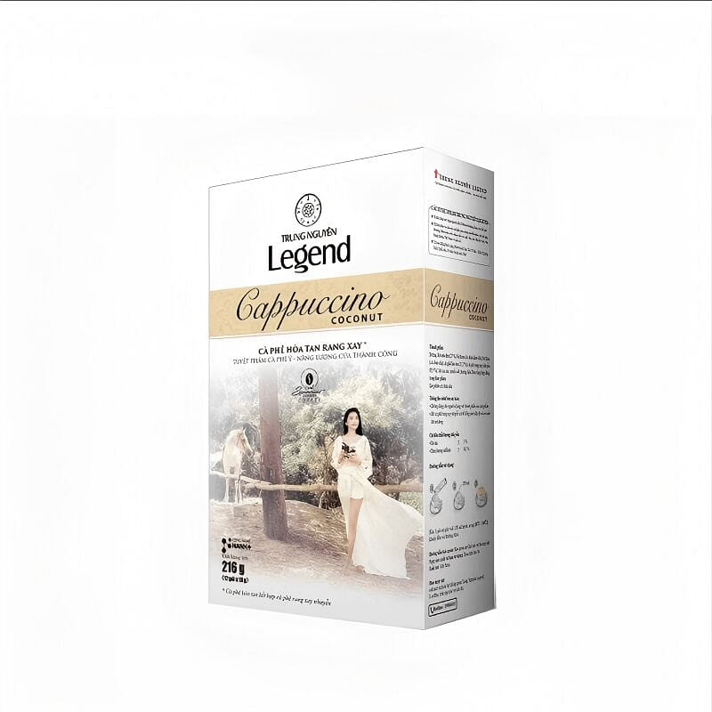 Vietnam Trung Nguyen Coconut Cappuccino18g*12 216 กรัม