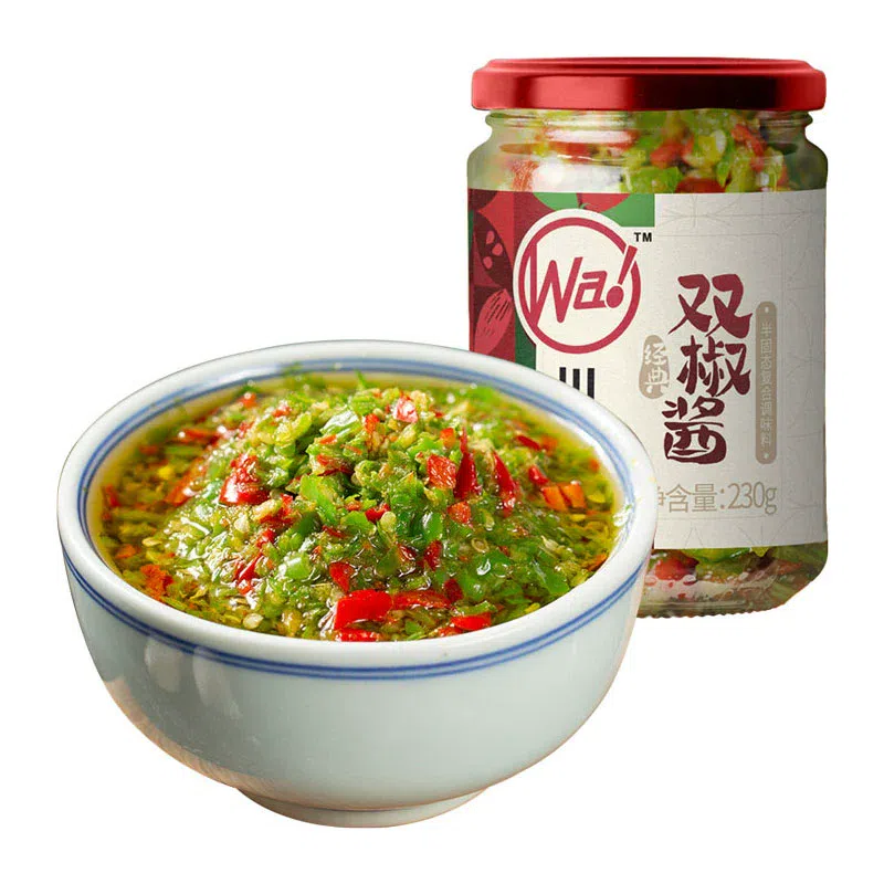 Chuanwazi Garlic Double Chili Sauce 230g 230 g
