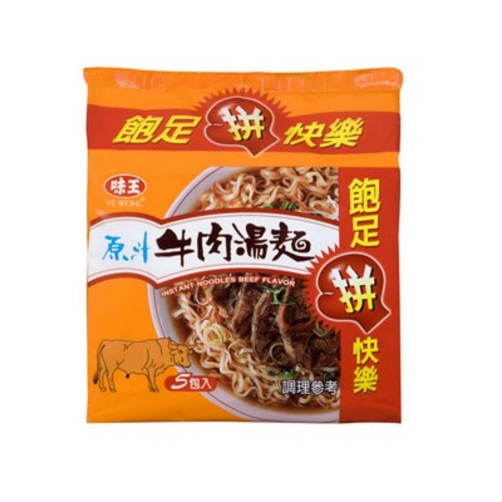 Ve Wong Instant Noodles Beef Flavor 82g (5 packs) 1 個