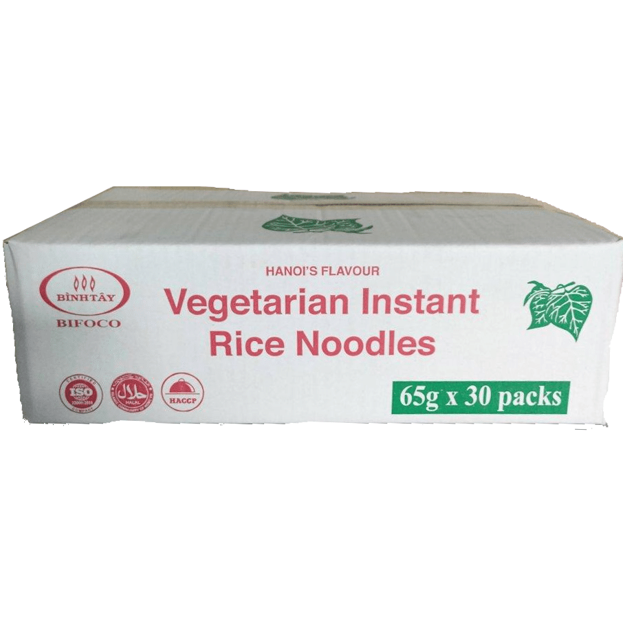 Binh Tay Pho Chay Vegetarian Instant Rice Noodles pack of 30 1 ส่วน