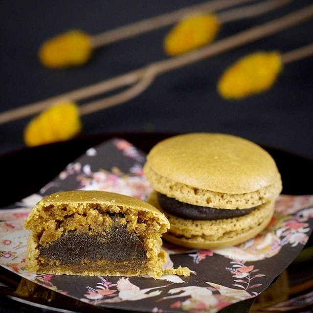 Japanese Macaron Hojicha 1 case