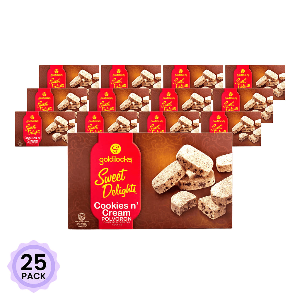 Goldilocks 쿠키 앤 크림 폴보론 300 그램*25 팩