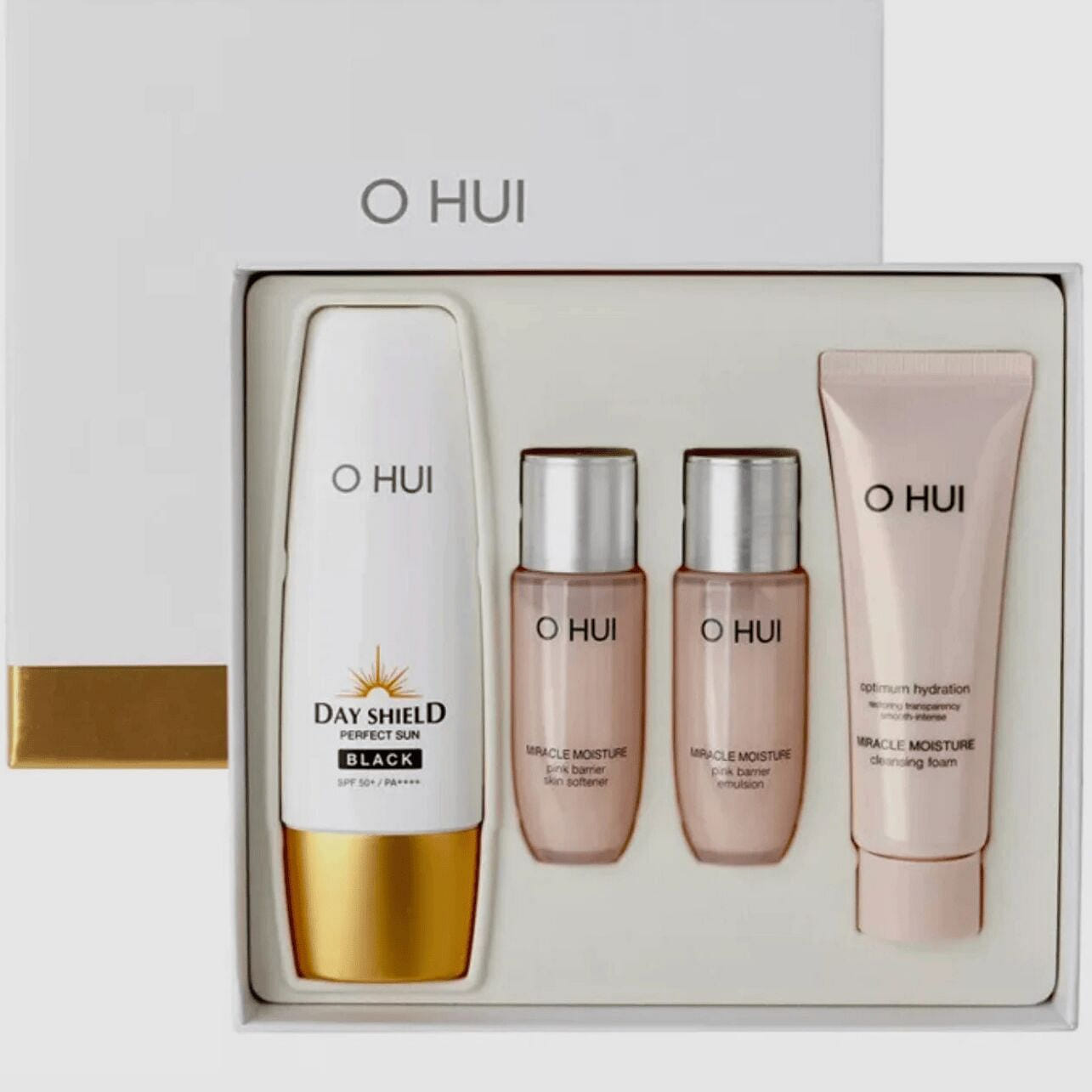 OHUI Day Shield Black Sun UV Protection Set 4 Pcs 1 케이스