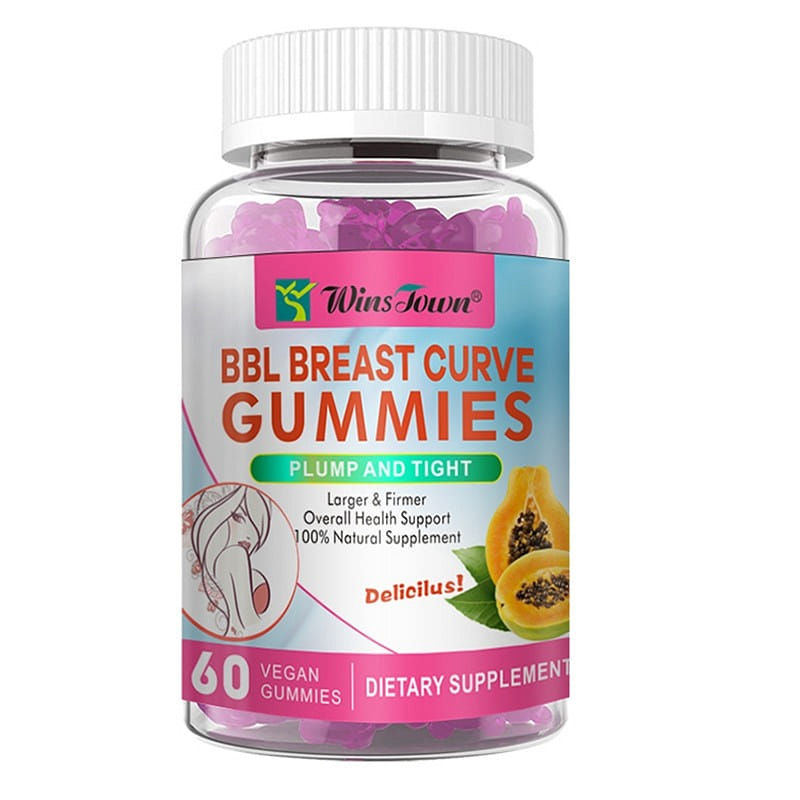 BBL BREAST CURVE GUMMIES BLESSED THISTLE FLOWER EXTRACT 3g * 60 capsules/bottle 180 กรัม