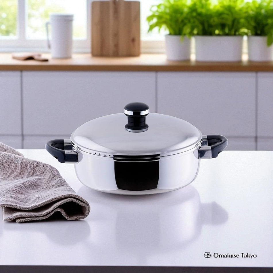 Jutoku Double-handed Table Pot 28cm 2220 g