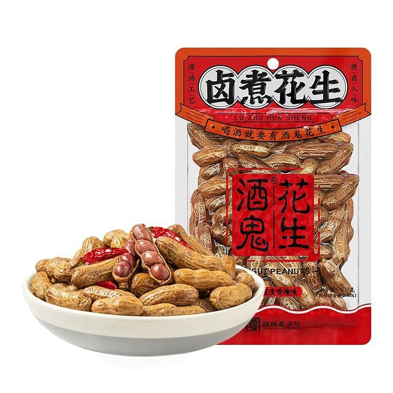 Spicy Peanut Snacks with Drunken Spirits 210g*5 1050 g